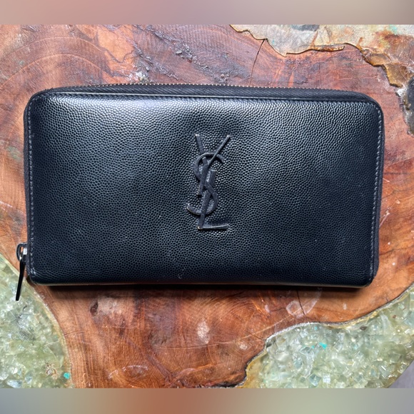 Yves Saint Laurent Handbags - Yves Saint Laurent Black Wallet